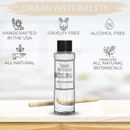 Urban Naturals Reed Diffuser Oil Refill, Sweet Pea & Sandalwood Diffuser Oils with Jasmine, Berries, Sweet Pea, 4 oz + Free Reed Sticks, Made in The USA