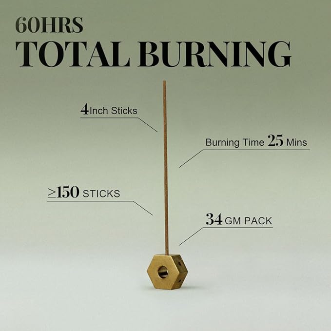 Unwind & Connect - Innergy Morinda Incense Sticks, Natural Tibetan Herbs for Bedroom Romance, 150 Sticks