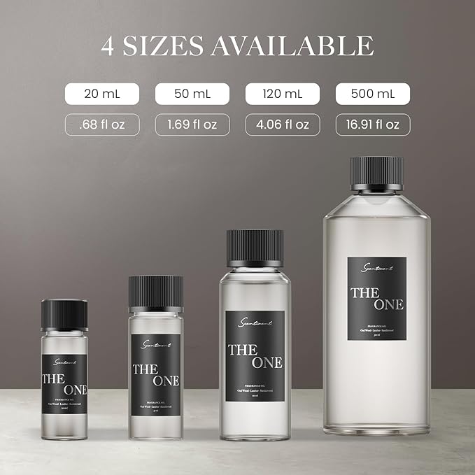 Diffuser Oil - The One | Inspired by 1 Hotel® Miami Beach Lobby Scent | Aromatherapy Fragrance Oil | Notes of Cardamom, Leather, Lemon with Cinnamon & Sandalwood (500ml)