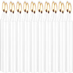 White Candles Set of 40, 4" White Spell & Chime Candles, Unscented Mini Taper Candle for Witchcraft, Wiccan Altar, Magic Tools, Rituals, Prayer, Meditation and Christmas Party Decoration