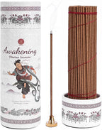 Tibetan Incense Stiks - Himalayas Natural Organic Incense - Including 180 Sticks and 1 Brass Incense Holder Long Time Lasting for Meditation, Yoga, Reiki, Aromatherapy Energy Cleansing