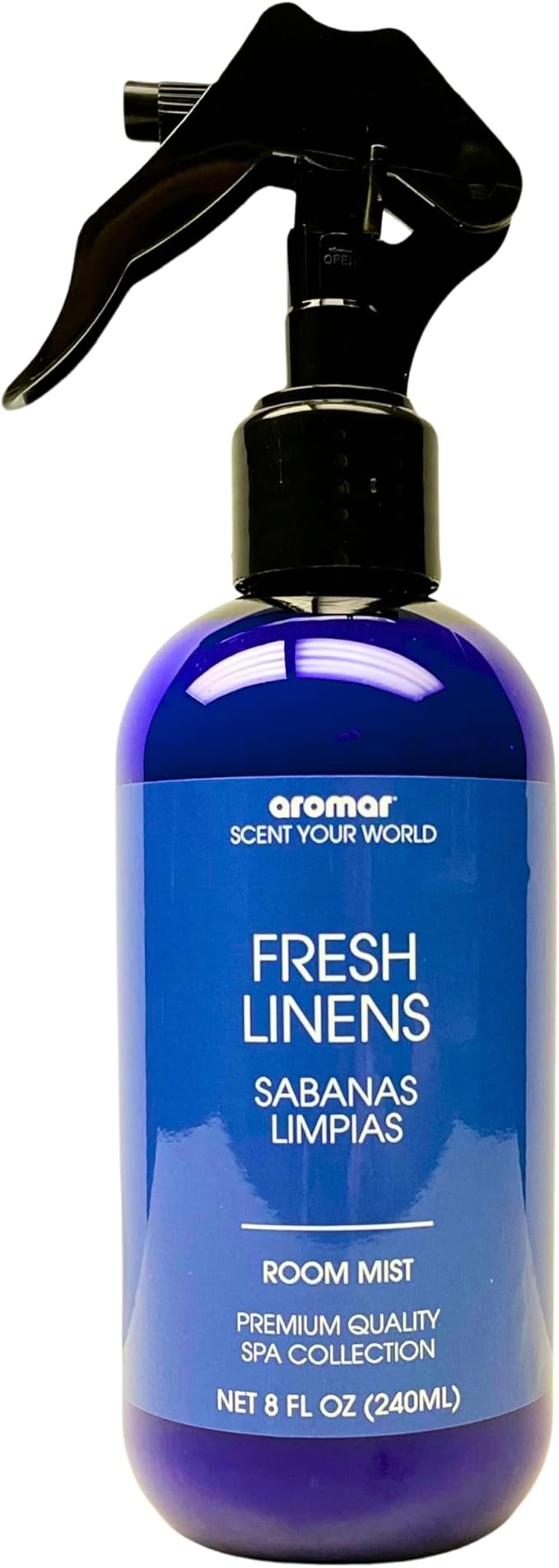 Aromar Essential Room Mist and Fabric Spray with Natural Freshener Aromatherapy for a Fresh and Rejuvenated Home 8 oz Fresh Linens