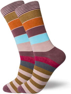 HHX YONLEE Dress Socks 5/6/10 Pairs Crew Argyle Colorful Cotton Novelty Casual Happy Fun
