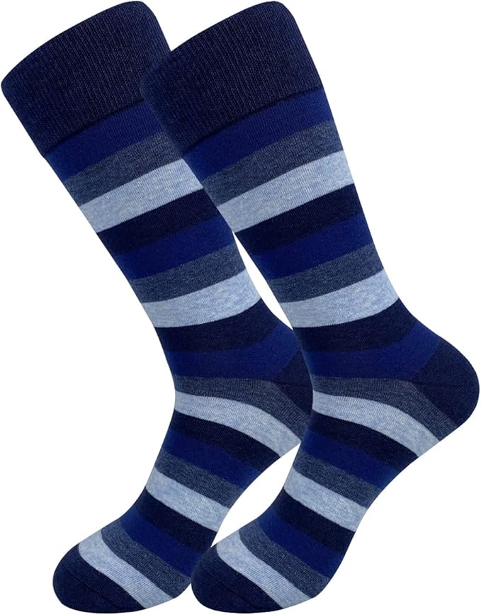 HHX YONLEE Dress Socks 5/6/10 Pairs Crew Argyle Colorful Cotton Novelty Casual Happy Fun