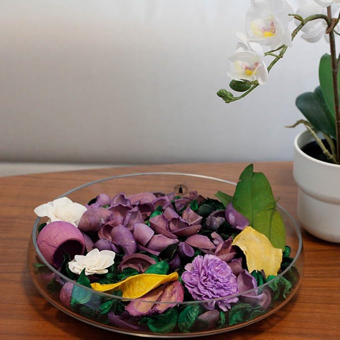 Qingbei Rina Potpourri Bags and Bowl Filler - Dried Flowers, Home Fragrance Sachets, Vase Fillers and Bathroom Decor (10 oz)