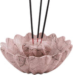 Radicaln Marble Incense Holder Marinara 5.5" Inches Handmade Incenses Holder for Sticks with 9 Incenses Holes - Ideal Incens Burner for Spiritual Decor