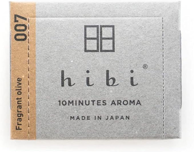 Hibi Box of 30 Incense Matches | Fragrant Olive