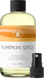 Aroma Country Pumpkin Spice Diffuser Oil - Luxury Essential Oils for Diffuser Refill & Air Freshener Room Spray, Long-Lasting, Natural Home Fragrance for Diffusers & Machines (4 Fl Oz)