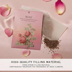 Rose Scented Sachet Bags - 12 Pack Home & Car Freshener, Odor Eliminator for Closets, Rooms, Drawers, Wardrobes, Toilets, Long - Lasting 360 - Day Fragrance