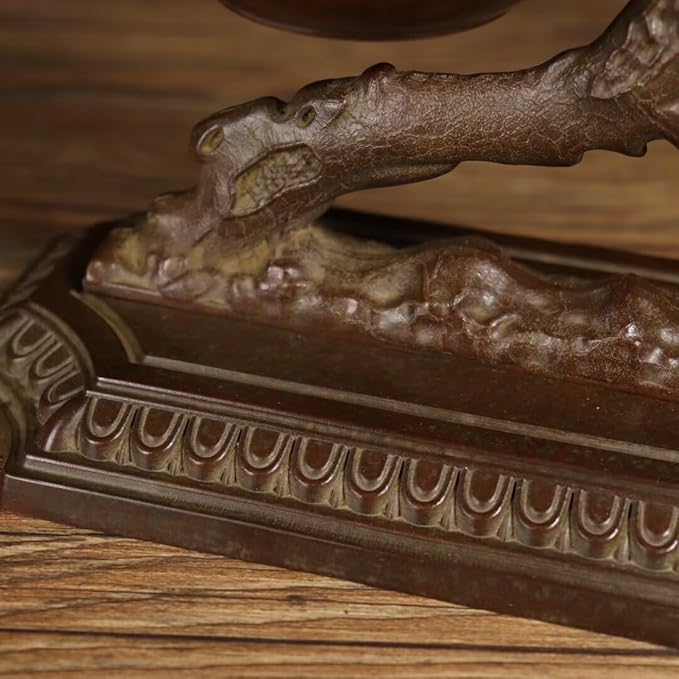 Brass Incense Burner Chinese Traditional Incense Burner Kit Zen Copper Incense Burner Office Home Yoga Room Sandalwood Burner Decoration Censer