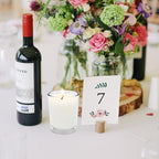 Unscented White Votive Candles in Glass 20 Packs Small Soy Wax Votives for Wedding Party Dinner Table