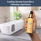 Folkulture Bathroom Spray - Odor Eliminator | Fragrance Freshner Sprays for Toilet, Home | Guest Bathrooms Essentials Before You Go Toilet, Poop, Shower Spray for Fresh Smell | Citrus - 3.34 Fl oz