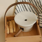 Round Palo Santo Holder, Stick Burning Incense Burner, Home Decor for Meditation or Relaxation, Spiritual Gift