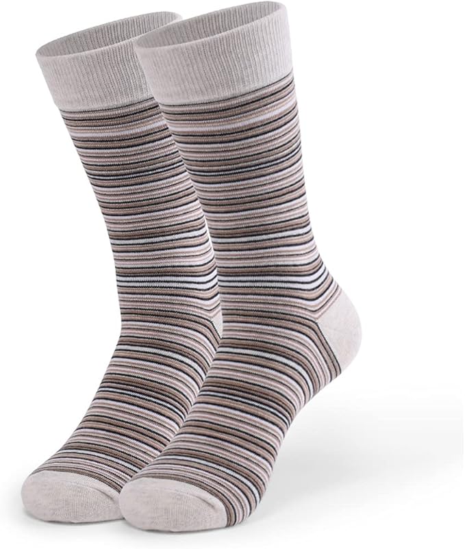 DRASEX Men's Dress Socks Funky Colorful Pattern Cotton Novelty Casual Crew Socks