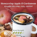 Enviroscent Air Freshener for Home (Honeycrisp Apple & Cardamom) Essential Oil Diffuser | Air Freshener + Room Freshener | Home Fragrance Last Over 30 Days | 1 Mango Wood Stand & 1 Scent Stix Refill