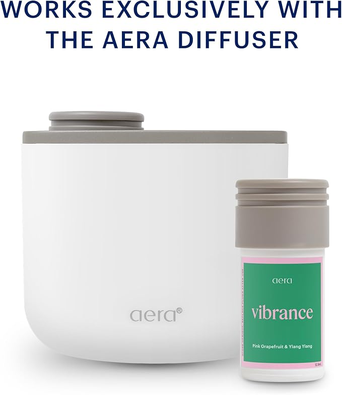 Aera Mini Vibrance - Essential Oil for Home - Lively and Refreshing Fragrance - Notes of Tropical Florals, Grapefruit and Amber - Scent Refill - Capsule Size Works with Mini Diffuser