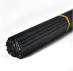 50 Pieces Fiber Reed Diffuser Replacement Refill Sticks for Aroma Fragrance (Black, 12" x4mm)