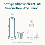 SereneScent Essentials 3-Pack Oils, 60ml Fragrance Oils for Diffusers – Mandarin Basil, Miami Sunset, Vanilla Cedarwood – Natural, Plant-Based, Long-Lasting Aromatherapy Scents by Homedics