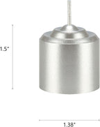 Mega Candles 12 pcs Unscented Silver Votive Candles, Hand Poured Wax Candle 10 Hours 1.38 Inch x 1.5 Inch, Home Décor, Wedding Receptions, Centerpieces, Occasions, Events, Meditations, Holders