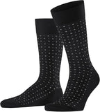 FALKE Men's Tiago Dress Socks, Sustainable Cotton, Crew, 1 Pair