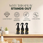 Room Spray Freshener - Long-Lasting Luxury Scents - Room and Linen Spray for Bedding, Sheets, Fabric, Furniture for Aromatherapy - 10.14 fl oz (Mango)