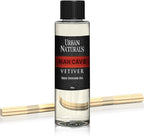 Urban Naturals Vetiver Man CAVE Scented Reed Diffuser Refill Set | Includes a Free Set of Reed Sticks! 4 oz. | A Fabulous Masculine Scent! Great Gift Idea Home Fragrance Lovers!
