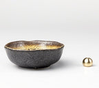 Asayu Japan Small Mini Incense Holder for Sticks 3.3 inch (83mm), Made in Japan Ceramic Ash Catcher & Brass Incense Burner Set for Relaxation, Yoga - Small Mini Traditional Japan Incense Holder