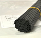 100 Pieces Fiber Reed Diffuser Replacement Refill Sticks (10" x 3mm, Black)