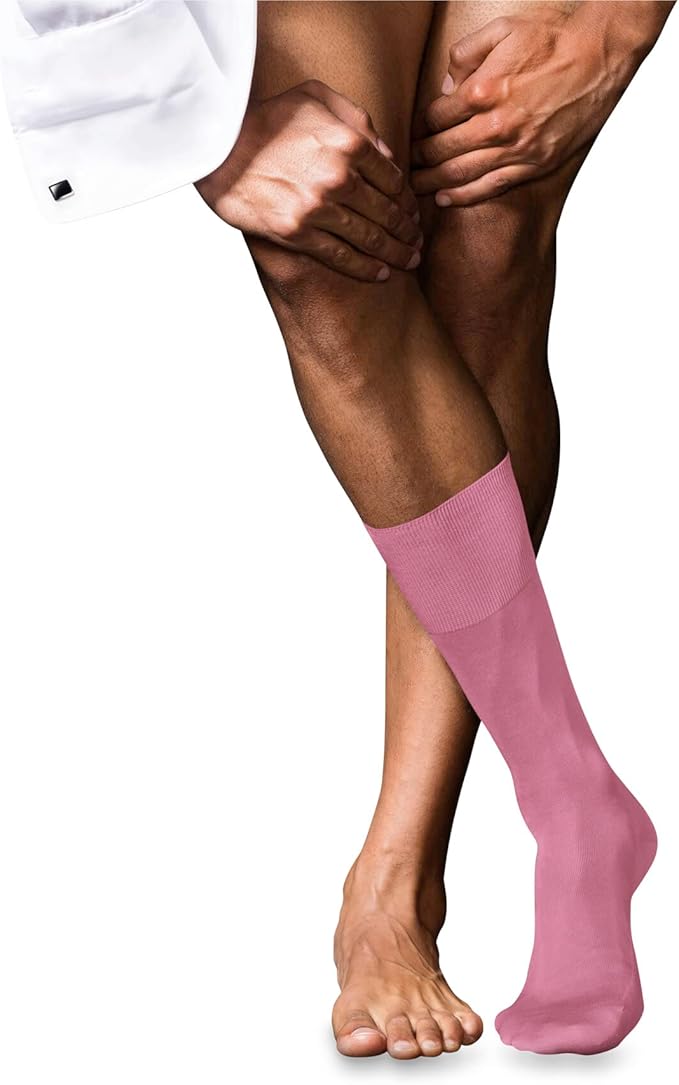FALKE Men's No. 9 Egyptian Cotton Luxury Dress Socks, 1 Pair