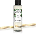 Urban Naturals Reed Diffuser Oil Refill Pine Forest, Fir Needles, Fresh Pine, Holiday Tree Aroma, 4 oz + Free Reed Sticks, Made in The USA