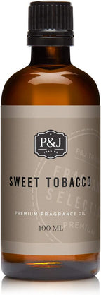 P&J Fragrance Oil Sweet Tobacco 100ml - Candle Scents, Soap Making, Diffuser Oil, Aromatherapy