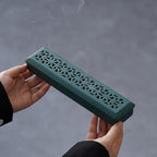 Incense Holder for Sticks，Ceramic Insence-Stick Holder Ash Catcher，Incense Holder Timkburner for Meditation Yoga Spa Room Decor