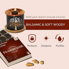 Aromafume Frankincense Incense Bricks (3 Trays x 9 Pieces Each) Ideal for Prayer, Meditation and Usage in Churches and Temples. Made Using Pure Frankincense from Somaliland! Refill Pack