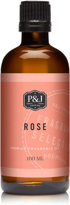 P&J Fragrance Oil - Rose 100ml - Candle Scents, Soap Scents, Diffuser Oil, Aromatherapy