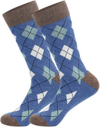 DRASEX Men's Dress Socks Funky Colorful Pattern Cotton Novelty Casual Crew Socks