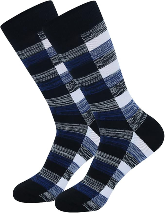HHX YONLEE Dress Socks 5/6/10 Pairs Crew Argyle Colorful Cotton Novelty Casual Happy Fun