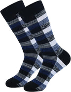 HHX YONLEE Dress Socks 5/6/10 Pairs Crew Argyle Colorful Cotton Novelty Casual Happy Fun