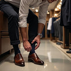 7BigStars Mens Dress Socks – 6 Pairs Crew, Soft Stay Up, Cotton Comfort for Business, Office, Big and Tall, Breathable