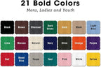 Knee High Solid Color Cotton Socks for Men Women and Youth