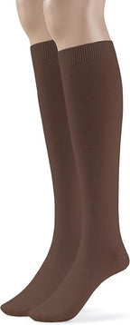 Silky Toes Mens Modal Knee High Socks 2-4 Pk Long Tube Over the Calf Dress Socks