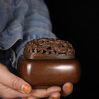 Brass Incense Burner Chinese Traditional Incense Burner Kit Zen Copper Incense Burner Office Home Yoga Room Sandalwood Burner Decoration Censer