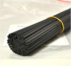 100 Pieces Fiber Reed Diffuser Replacement Refill Sticks (8" x 3mm, Black)