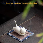 LYART Warrior Statue Figurine - Tea Pet Ornament Accessories - Cute Kung Fu Decoration Gift for Tearoom, Home, Office - Children's Day Gift for Tea Lovers