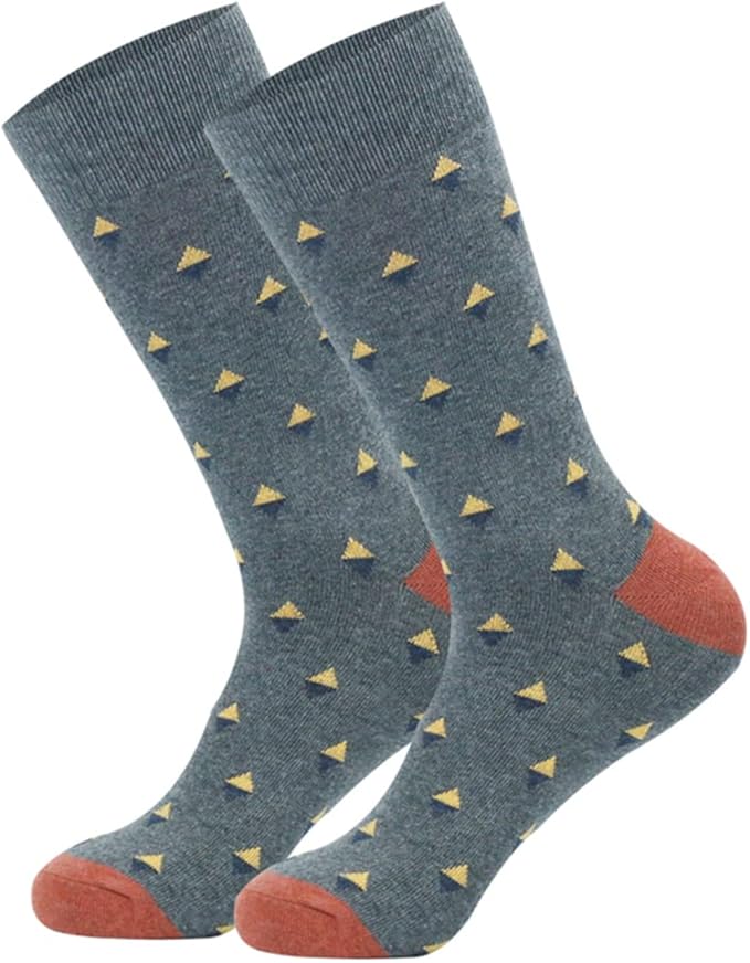 HHX YONLEE Dress Socks 5/6/10 Pairs Crew Argyle Colorful Cotton Novelty Casual Happy Fun