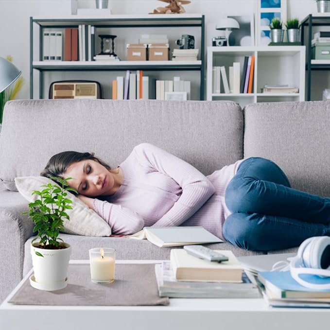 30 Packs Unscented White Votive Candles in Glass, Small Soy Wax Votives for Wedding Party Dinner Table, 1.7" W x 2" H