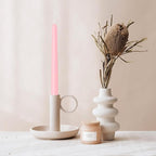 12 Pack Pink Taper Candles - Taper Candles 10 Inch Dripless, Smokeless & Unscented - 8 Hours Long Burning - Ideal for Weddings, Dinner Parties, and Home Decor