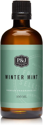 P&J Trading - Winter Mint Scented Oil 100ml - Fragrance Oil for Candle Making, Soap Making, Diffuser Oil