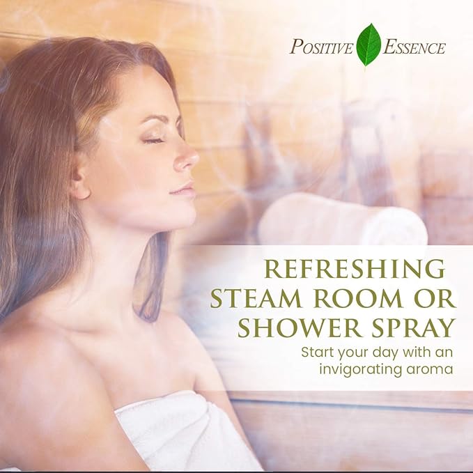 Eucalyptus & Wild Mint Room and Linen Spray, Natural Aromatic Mist Made with Pure Eucalyptus & Wild Mint Essential Oils, Refreshing Air Freshener Odor Eliminator Positive Essence