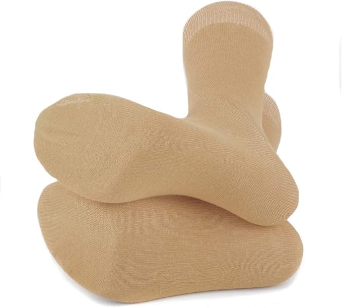 Feraricci Solid Color Casual Dress Socks for Men - Colorful & Comfortable Crew Socks