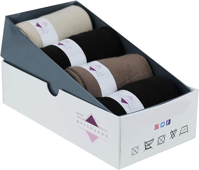 anatolian DRESS SOCKS Natural Comfortable Soft Classy - Made In TURKEY for Men Women Dress or Casual Footwear